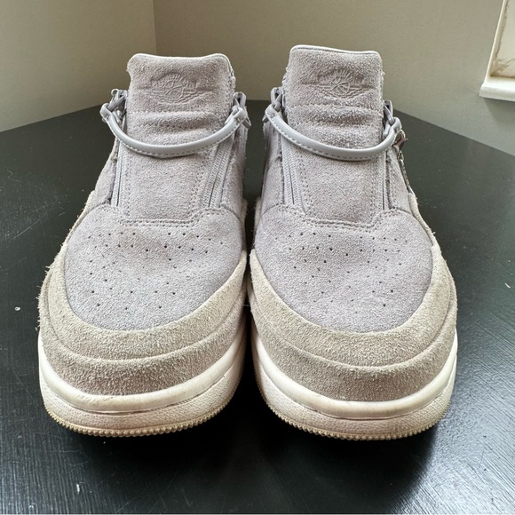 Nike‎ Jordan 1 Jester XX Lug Sole Jumpman Zipper Atmosphere Gray Suede Sneakers - Picture 3 of 14